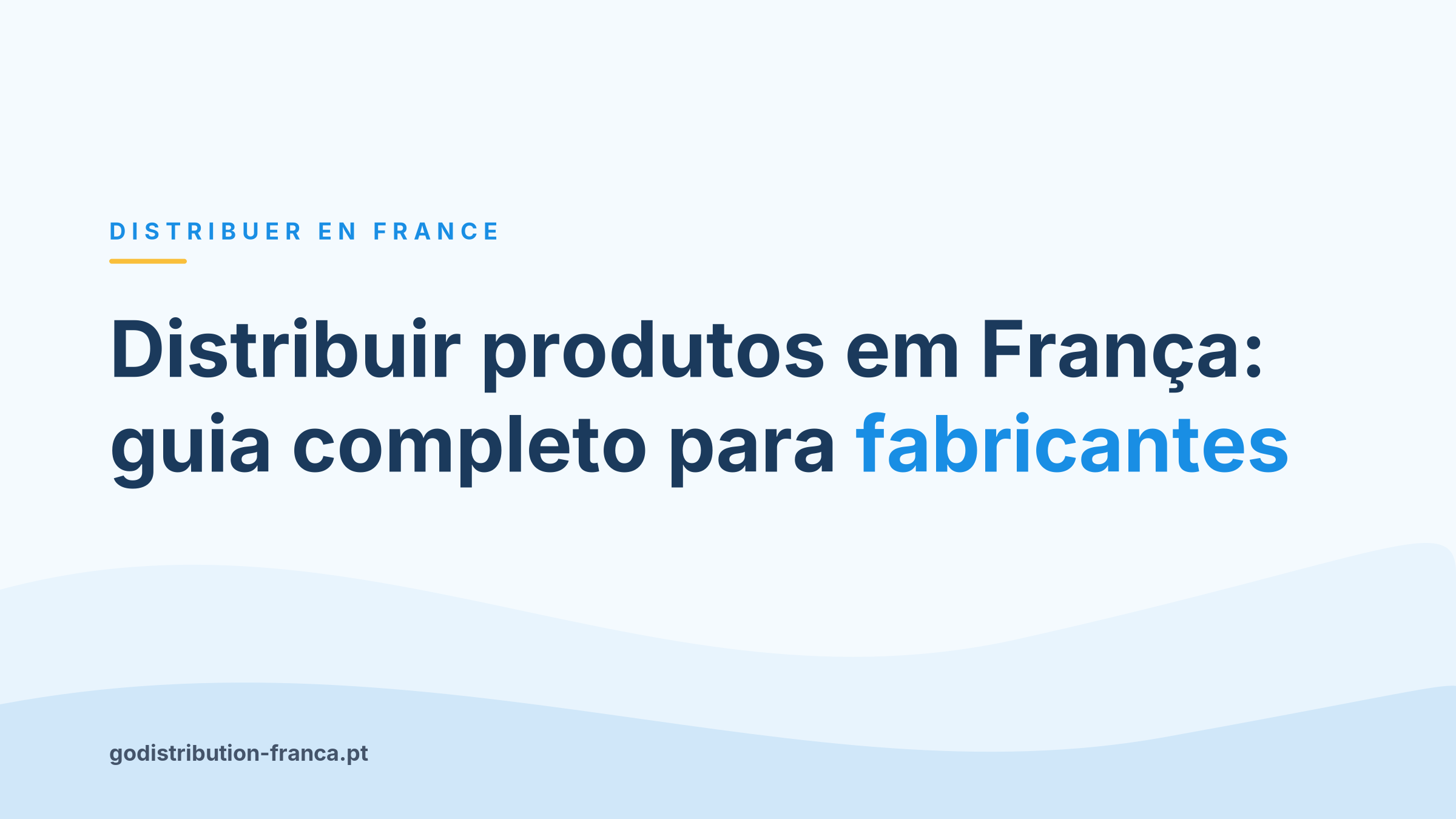 Distribuir produtos em França: guia completo para fabricantes