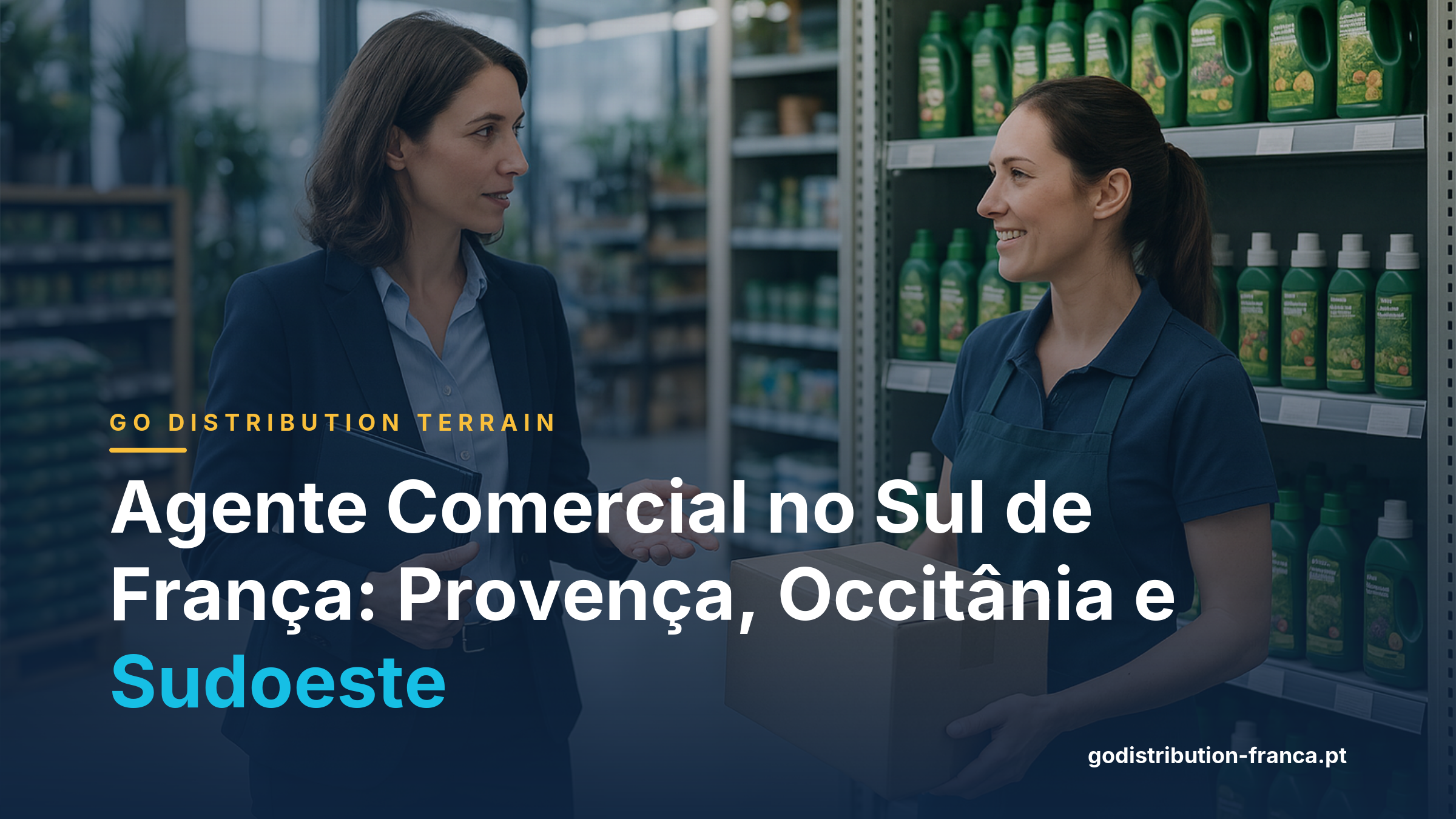 Agente Comercial no Sul de França: Provença, Occitânia e Sudoeste