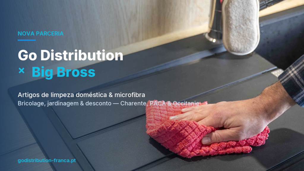 Parceria Big Bross: Go Distribution em bricolage e desconto